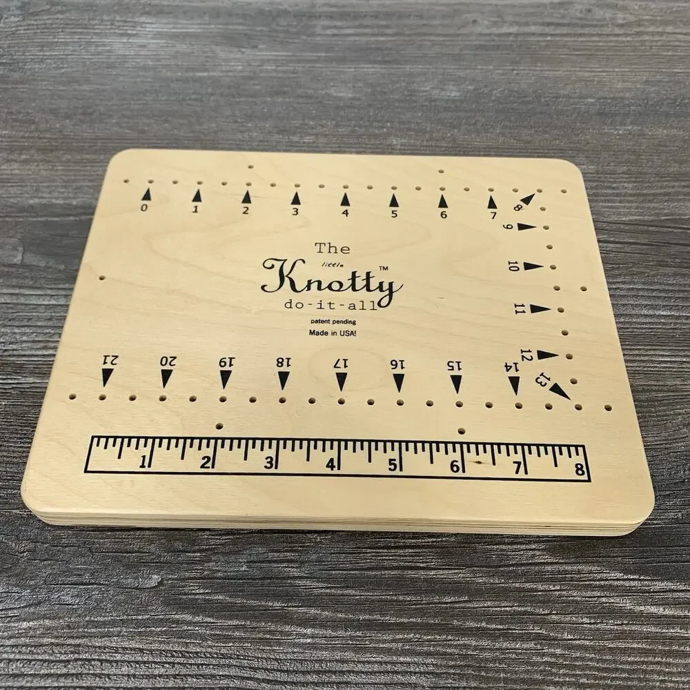 The Little‎ Knotty do-it-all Beading Jewelry Making DIY Wooden BOARD